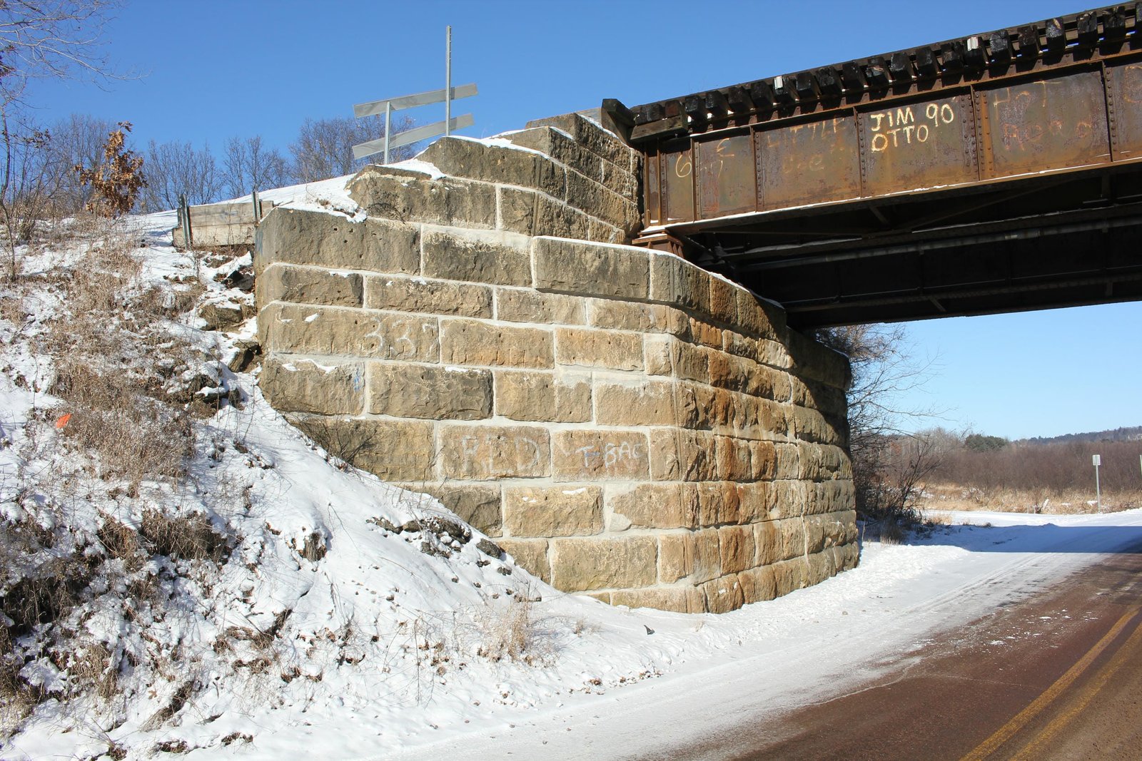 West abutment